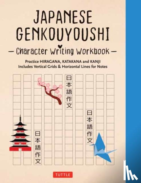  - Japanese Genkouyoushi Character Writing Workbook