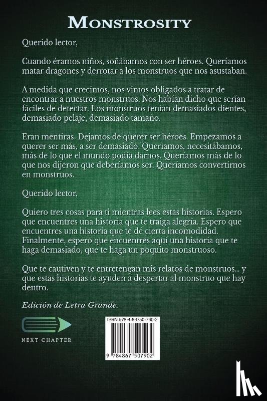 de Arce, Laura Diaz - Monstrosity - Relatos de Transformacion