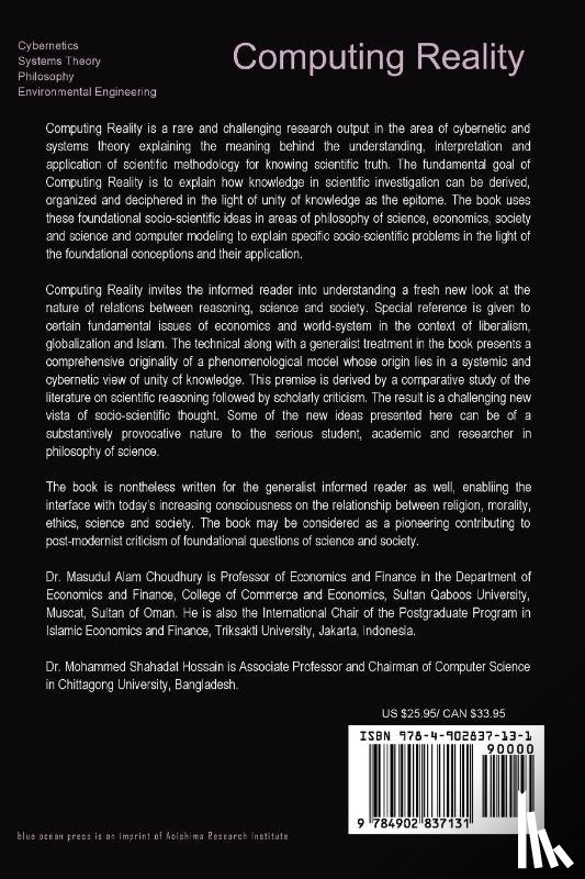 Choudhury, Masudul (Trisakti University Indonesia), Hossain, Mohammed Shahadat - Computing Reality