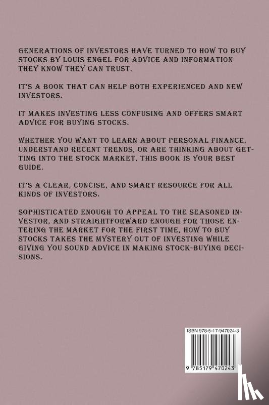 Engel, Louis - How to Buy Stocks