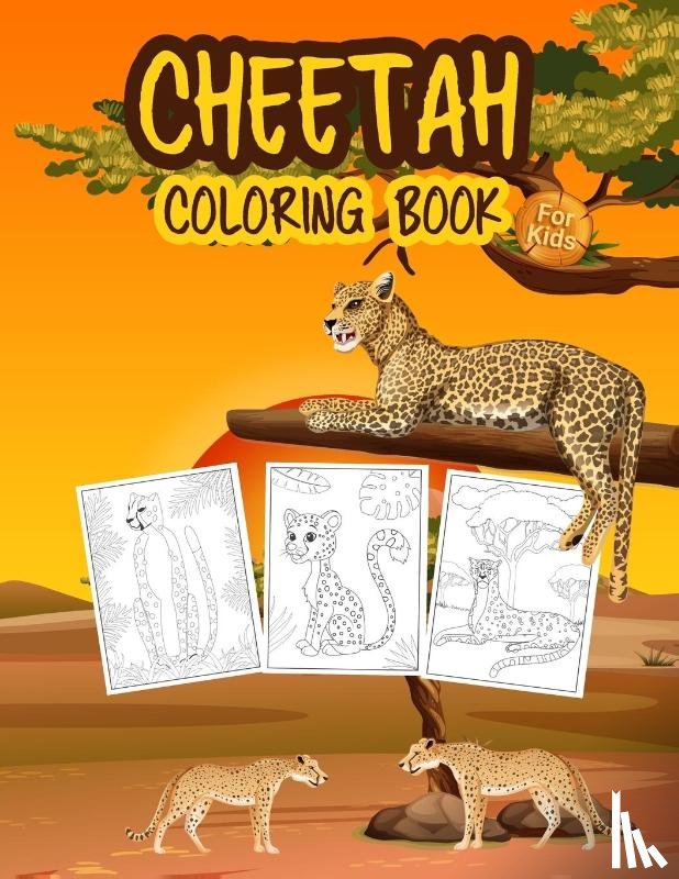 Tonpublish - Cheetah Coloring Book for Kids