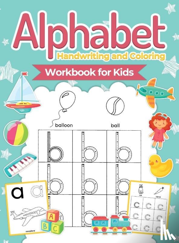 Pa Publishing - Alphabet Handwriting and Coloring Workbook For Kids