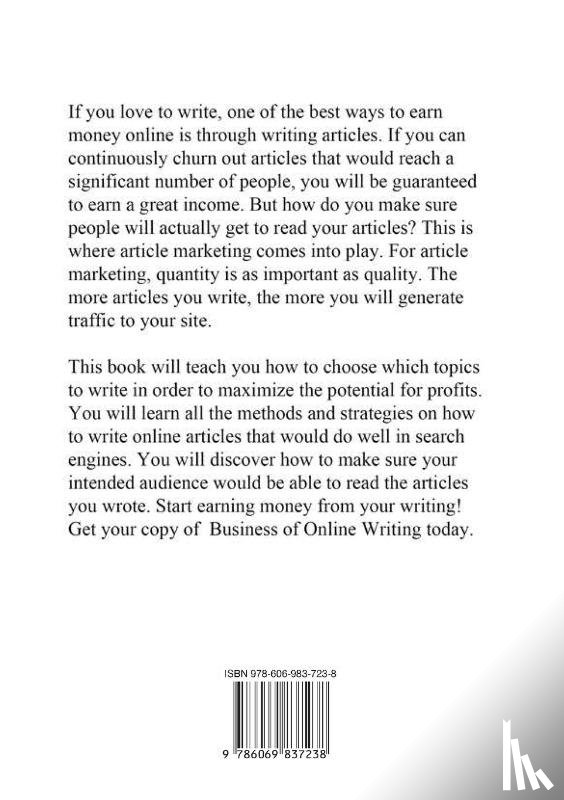 Doyle, Josef - Business of Online Writing
