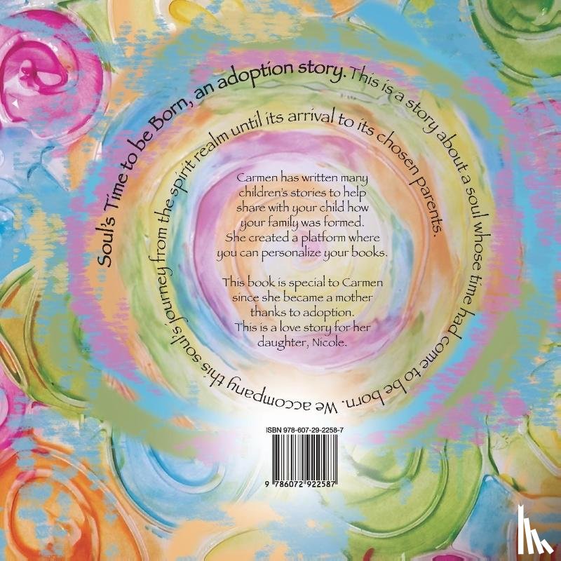 Martinez Jover, Carmen - Soul's Time to be Born, an adoption story for boys