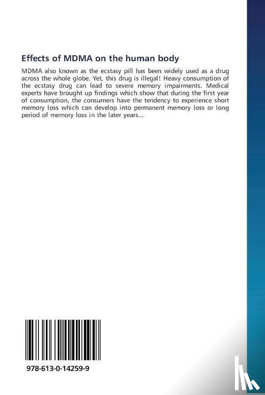  - Effects of MDMA on the human body