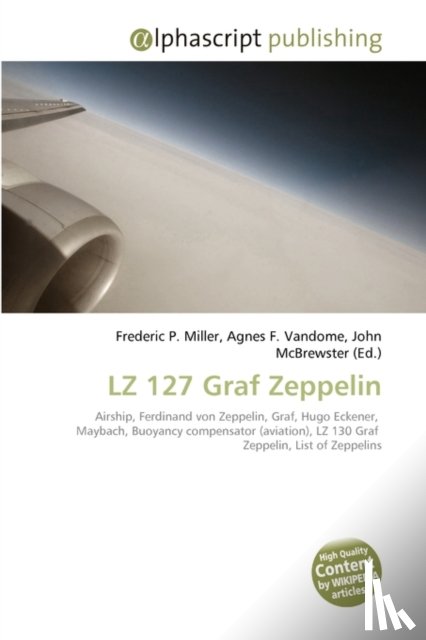 Miller, Frederic P, Vandome, Agnes F, McBrewster, John - Lz 127 Graf Zeppelin