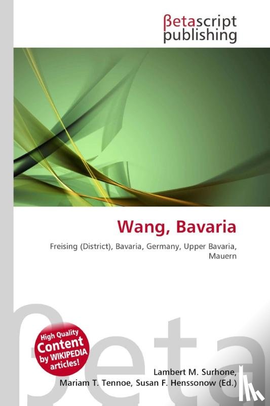  - Wang, Bavaria