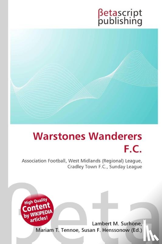  - Warstones Wanderers F.C.