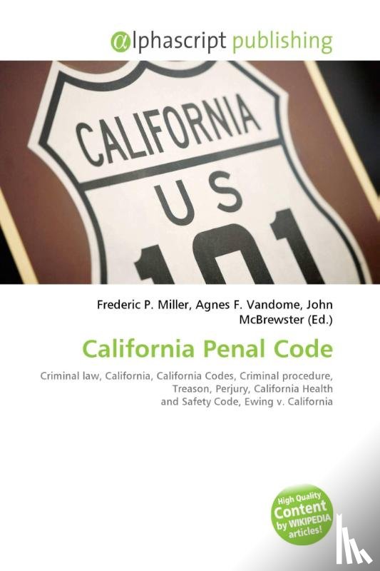  - California Penal Code