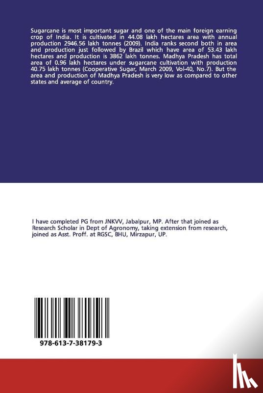Lawate, Pramod - Growth parameters and cane yield of sugarcane as influenced by Dormex