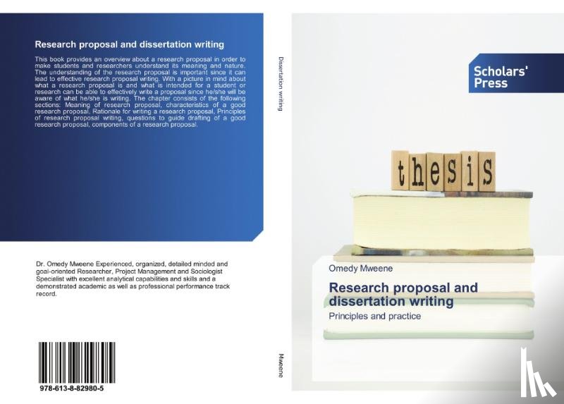 Mweene, Omedy - Research proposal and dissertation writing