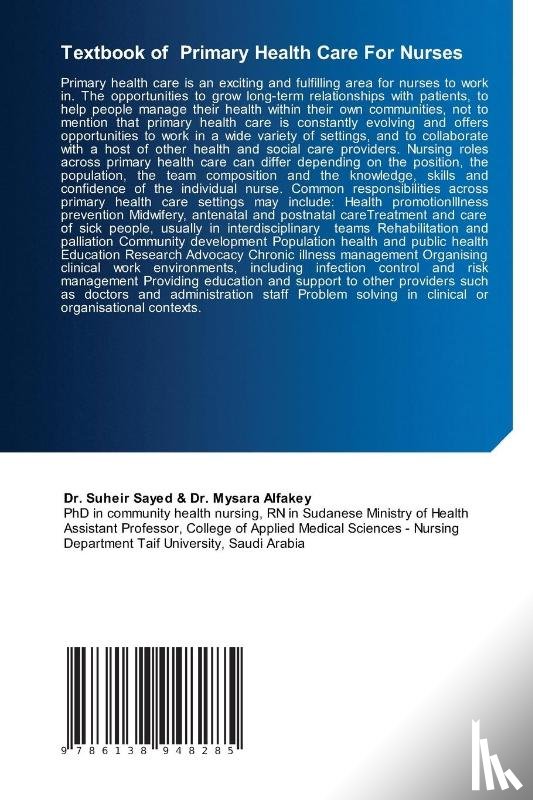 Sayed, Suheir, Alfakey, Mysara - Textbook of Primary Health Care For Nurses