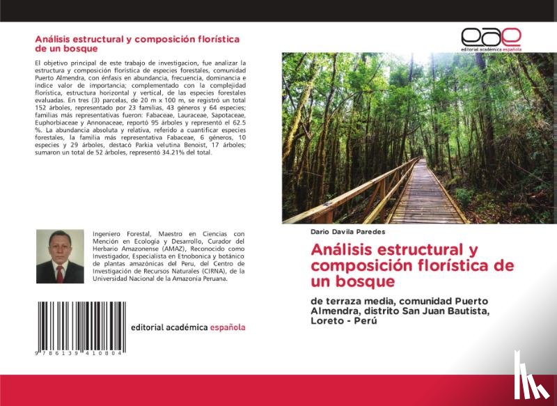 Davila Paredes, Dario - Análisis estructural y composición florística de un bosque