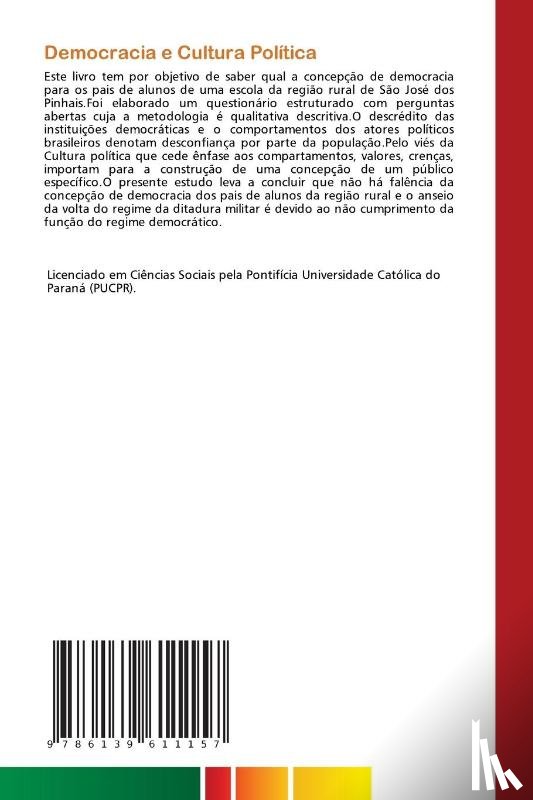 Lucena Barradas, Jackson - Democracia e Cultura Politica