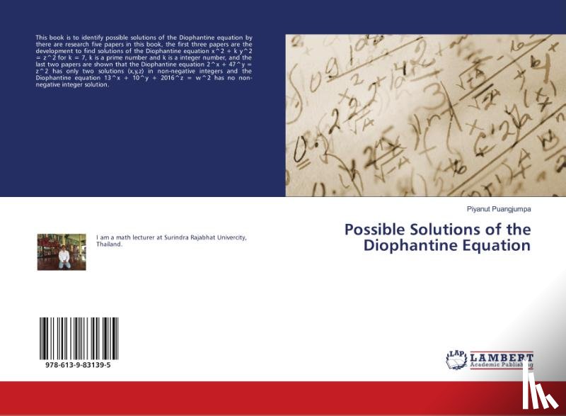 Puangjumpa, Piyanut - Possible Solutions of the Diophantine Equation
