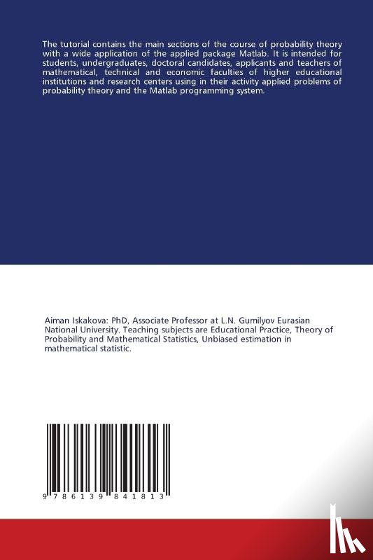 Iskakova, Ayman - Problems on probability in the MATLAB system