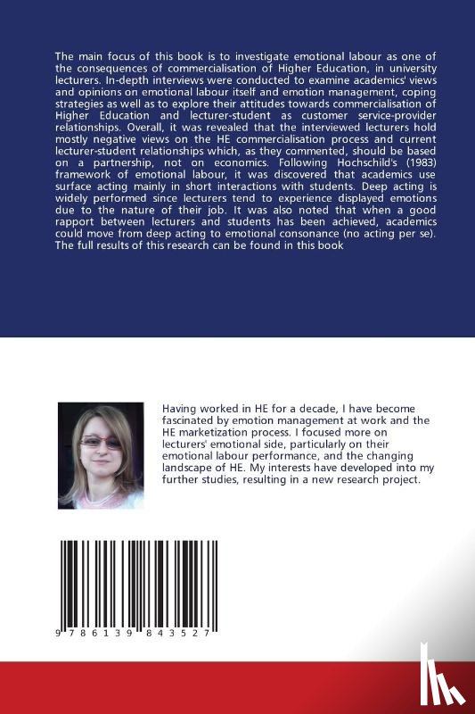 Zikiy, Angelika - Emotional Labour in University Lecturers