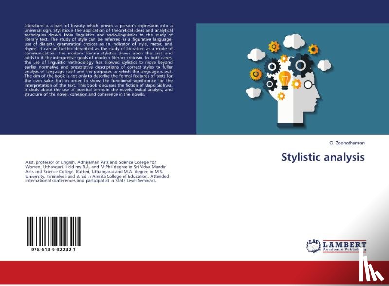 Zeenathaman, G. - Stylistic analysis