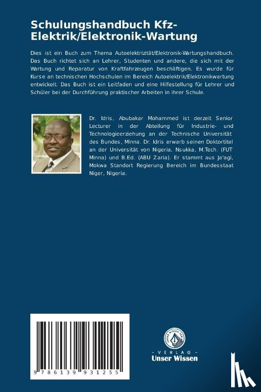 Ababakar Mohammed, Idris - Schulungshandbuch Kfz-Elektrik/Elektronik-Wartung