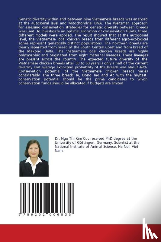 Kim Cuc, Ngo Thi - Genetic Diversity and Conservation Priority of Vietnamese Chicken