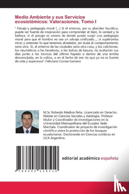 Medina Pena, Rolando, Lozano E, Miguel Angel, Medina Rosa, Rolando E - Medio Ambiente y sus Servicios ecosistemicos
