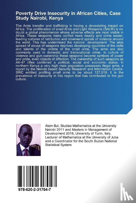Bul, Atem - Poverty Drive Insecurity in African Cities, Case Study Nairobi, Kenya