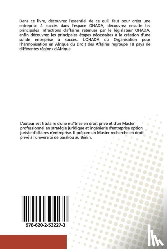 Gouthon, Marzouk Maerksson Pardieu - Creer une entreprise a succes dans l'espace OHADA
