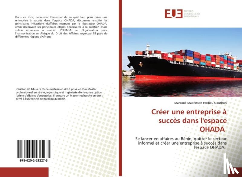 Gouthon, Marzouk Maerksson Pardieu - Creer une entreprise a succes dans l'espace OHADA