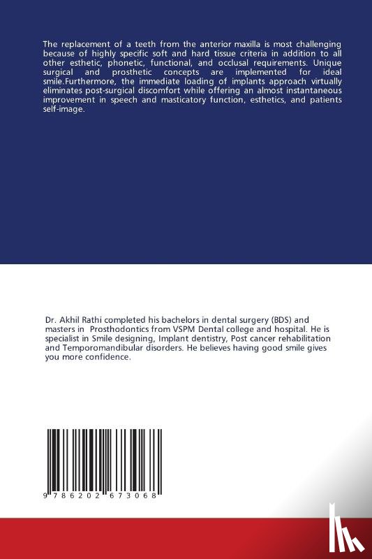 Rathi, Akhil, Pande, Neelam, Radke, Usha - Esthetics in Implants