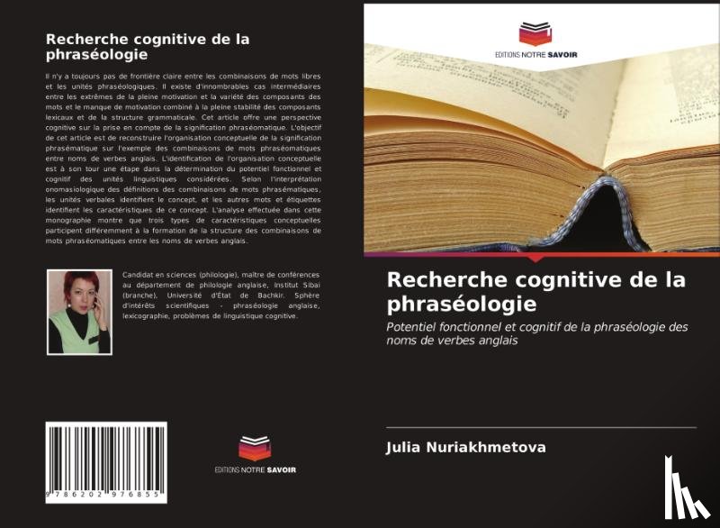Nuriakhmetova, Julia - Recherche cognitive de la phraseologie