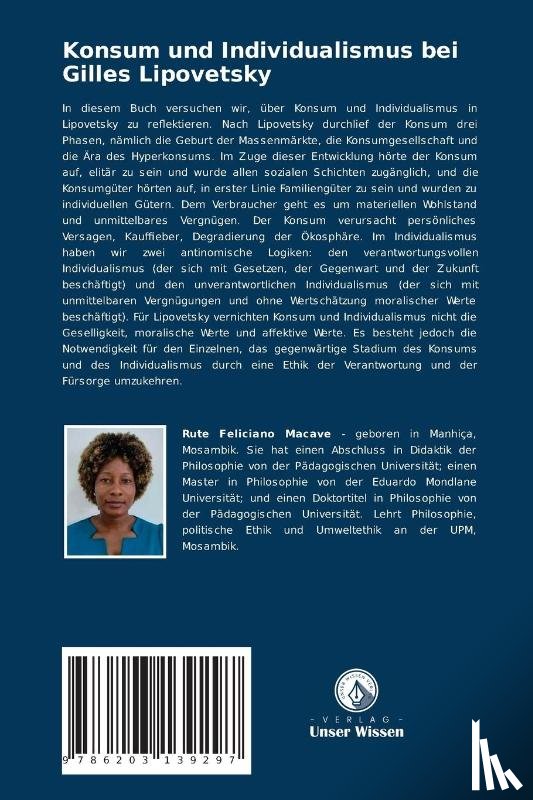 Macave, Rute Feliciano - Konsum und Individualismus bei Gilles Lipovetsky
