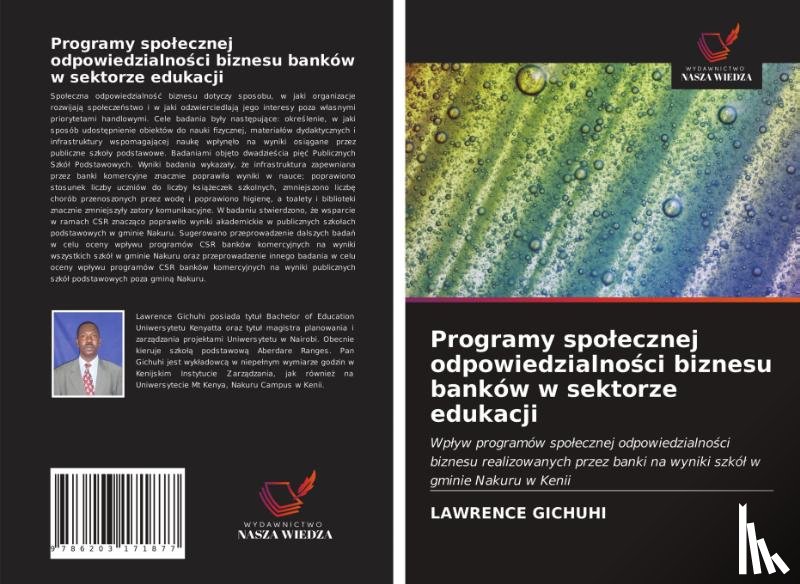 Gichuhi, Lawrence - Programy spolecznej odpowiedzialności biznesu bankow w sektorze edukacji