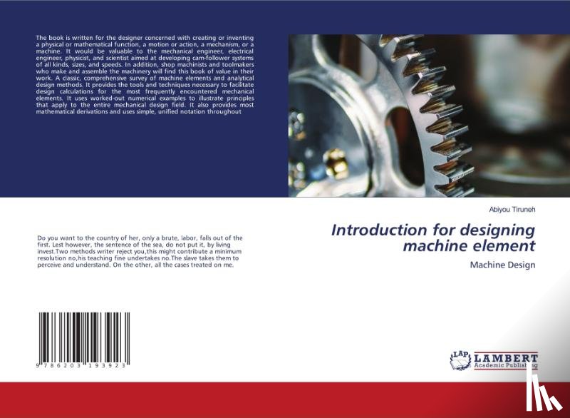 Tiruneh, Abiyou - Introduction for designing machine element