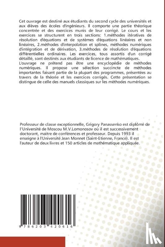 Panasenko, Grigory - Initiation a l'analyse numerique