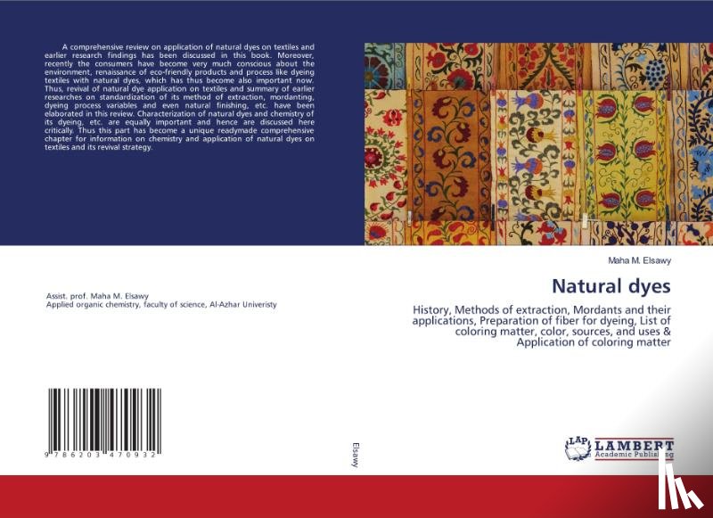 Elsawy, Maha M - Natural dyes