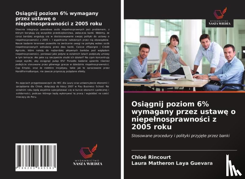 Rincourt, Chloe, Laya Guevara, Laura Matheron - Osiągnij poziom 6% wymagany przez ustawę o niepelnosprawności z 2005 roku