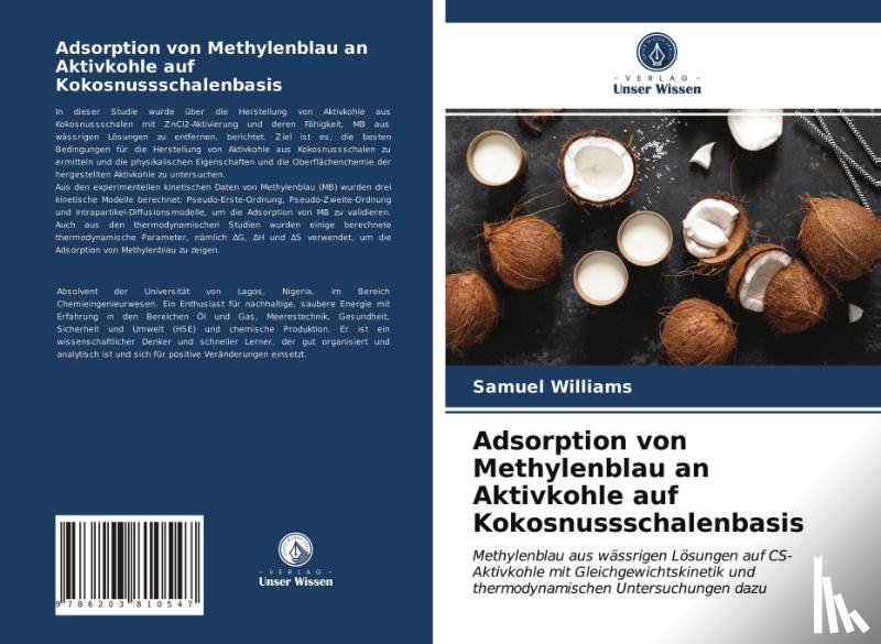 Williams, Samuel - Adsorption von Methylenblau an Aktivkohle auf Kokosnussschalenbasis