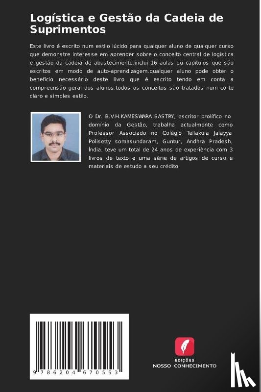 V. H. Kameswara Sastry, B. - Logística e Gestão da Cadeia de Suprimentos