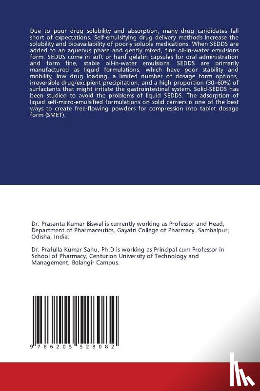 Biswal, Prasanta Kumar, Sahu, Prafulla Kumar - ATORVASTATIN SELF-EMULSIFIED TABLETS FORMULATION AND EVALUATION