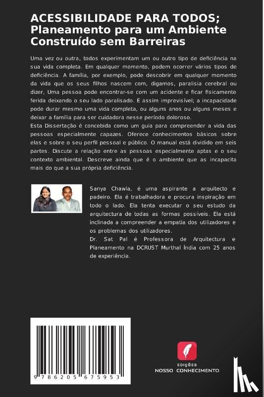 Chawla, Sanya, Pal, Sat - ACESSIBILIDADE PARA TODOS; Planeamento para um Ambiente Construído sem Barreiras