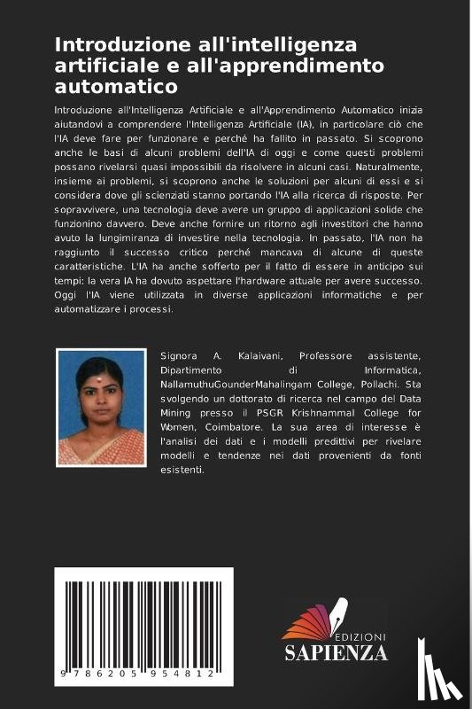 Karpagavalli, S., Kalaivani, A., Jayaprakash, R. - Introduzione all'intelligenza artificiale e all'apprendimento automatico