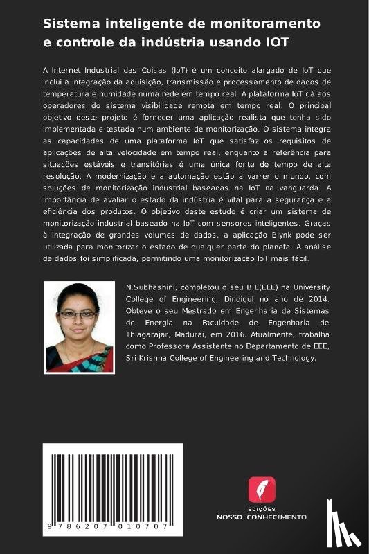 N, Subhashini, R, Kavin, A, Selvanayakam - Sistema inteligente de monitoramento e controle da industria usando IOT