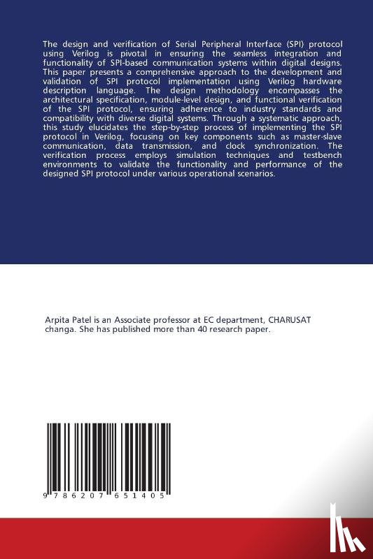 Patel, Arpita - Design and Verification of SPI Protocol using Verilog
