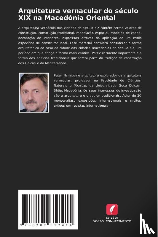 Namicev, Petar - Arquitetura vernacular do século XIX na Macedónia Oriental