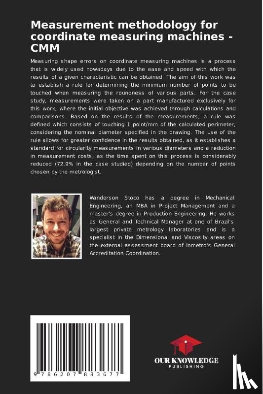 Stoco, Wanderson, de Lima, André, Torrezan, Hamilton - Measurement methodology for coordinate measuring machines - CMM