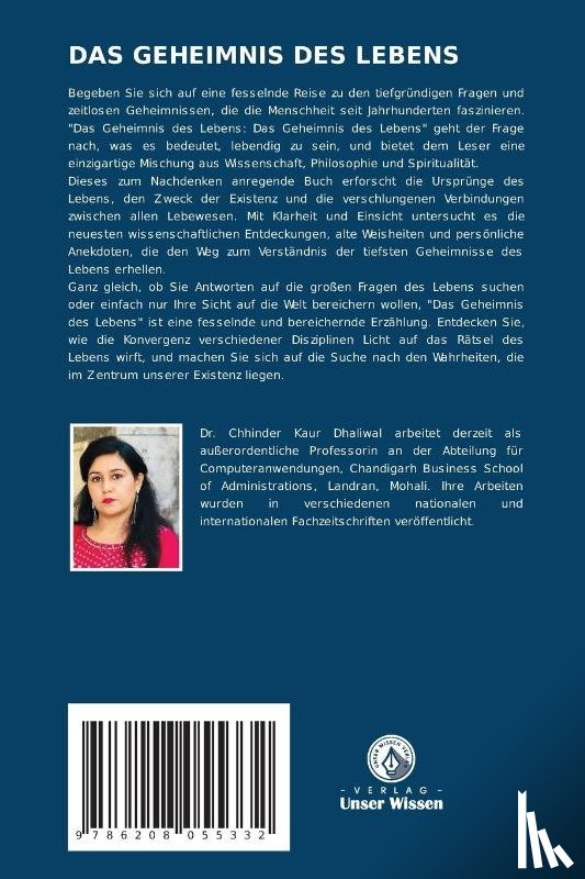 Dhaliwal, Chhinder Kaur - DAS GEHEIMNIS DES LEBENS