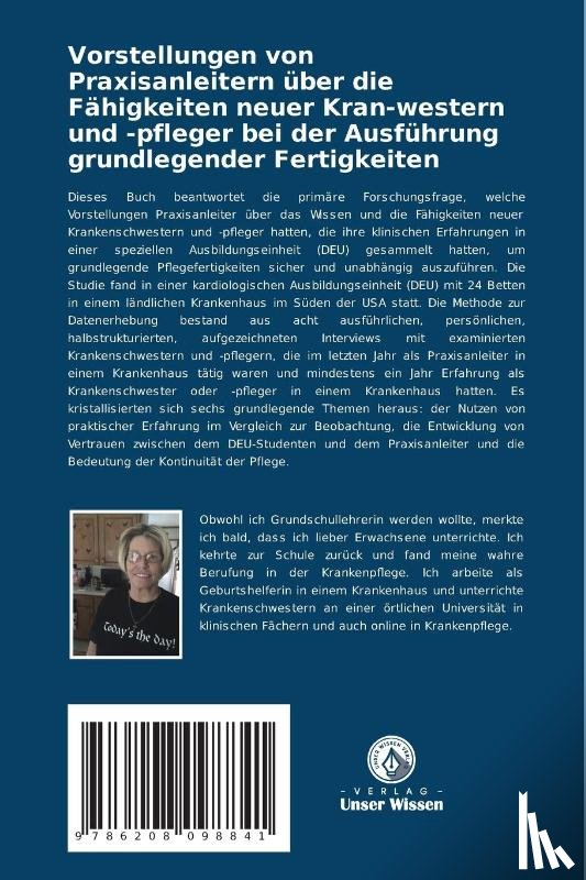 Echeverria, Kim - Vorstellungen von Praxisanleitern über die Fähigkeiten neuer Kran-western und -pfleger bei der Ausführung grundlegender Fertigkeiten