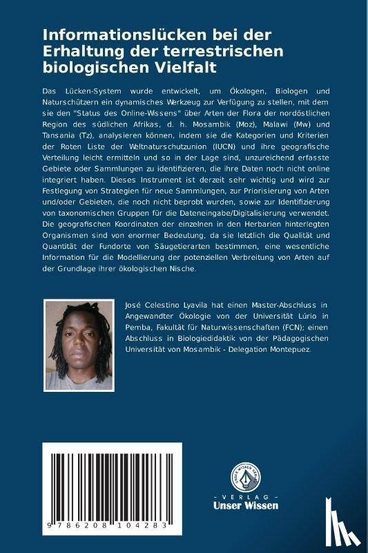 Lyavila, José, Carvalho, João - Informationslücken bei der Erhaltung der terrestrischen biologischen Vielfalt