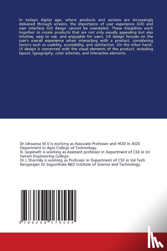 M. V, Ishwarya, N, Gopinath, L, Sharmila - UI AND UX DESIGN
