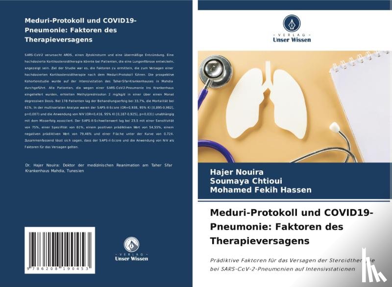 Nouira, Hajer, Chtioui, Soumaya, Fekih Hassen, Mohamed - Meduri-Protokoll und COVID19-Pneumonie: Faktoren des Therapieversagens